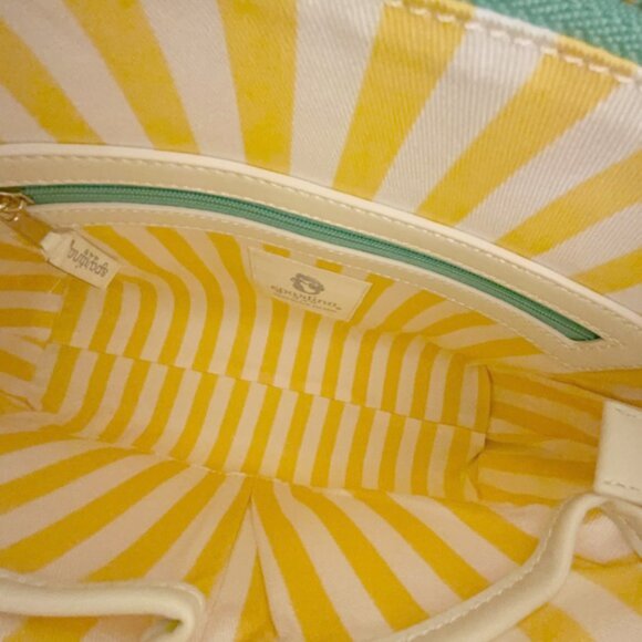 Spartina 449 Zip Shoulder Riverhouse Floral Shoulder Bag - Picture 7 of 7